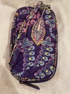 Vera Bradley Floral Wristlet Wallet - Purple